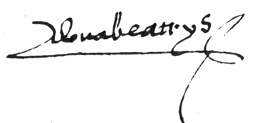 Firma Beatriz Barbosa de Magallanes